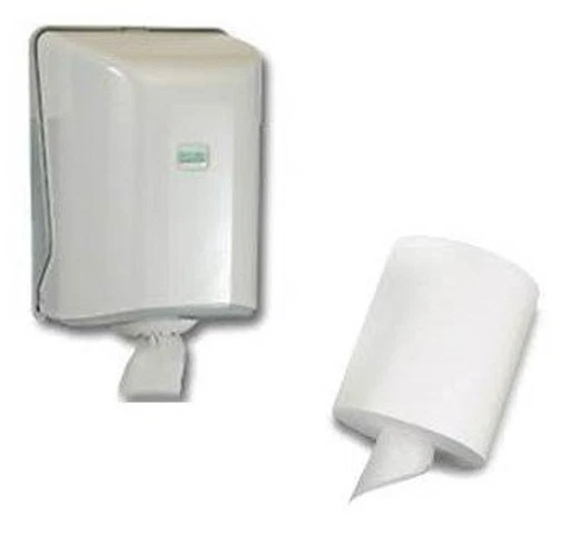 HCR HYGIENE Papierhandtuchspender,Handtuchspender für Innenabrollung, inkl. 1 Handtuchrolle