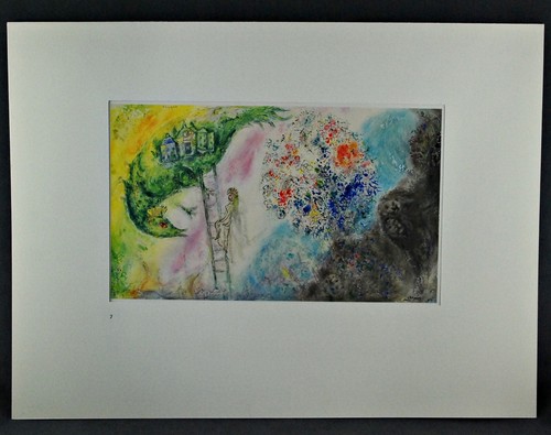 Marc Chagall-offset-lithographie-nach original-1959-grafik - Max Jaffe Ausgabe. - Bild 6 von 6