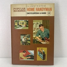 1961 Popular Mechanics Illustrated Home Handyman Encyclopedia Guide Vol 8