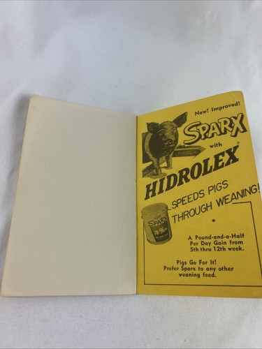 Hidrolex Notepad New Miracle Growth Promoter Farm Animal Supplement NOS - Picture 3 of 4