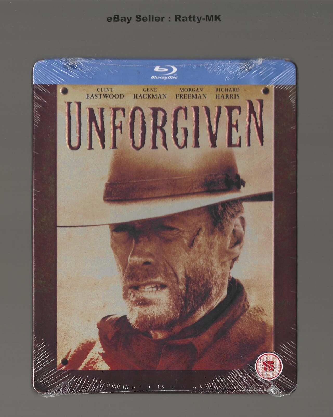 UNFORGIVEN - UK EXCLUSIVE BLU RAY STEELBOOK - NEW & SEALED