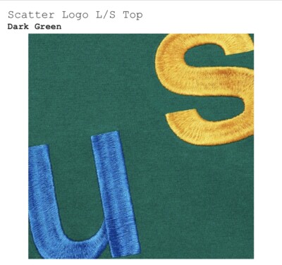 トップス supreme 20FW Scatter Logo L/S Top Supreme Scatter Logo L S Top (FW20) - $78