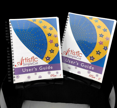Janome Artistic Artistic Simple Cut Users Guide 500 Color Pages - Free Shipping