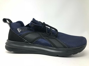 puma men's enzo black running shoes