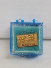 Hardinge Bros Super Precision 20 Years Pin With Case