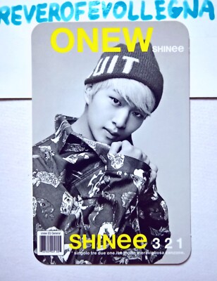 SHINee 321 3 2 1 Japan Official Onew Photocard only | eBay SHINee 321 3 2 1 Japan Official Onew Photocard only | eBay