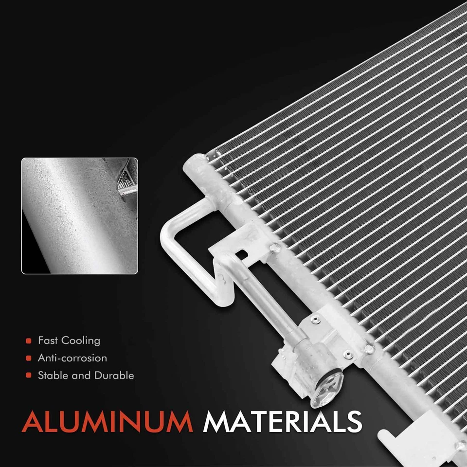 Condensador de aire acondicionado aire acondicionado con soporte para Chevy Cavalier Pontiac Sunfire Foto 2 de 4