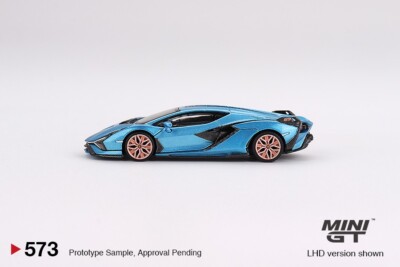 Mini GT 1:64 Lamborghini Sián FKP 37 Blu Aegir #573 | eBay