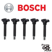 Oem Bosch Direct Ignition Coil With Spark Plug Connectors 5pcs Fits Audi Vw 2.5l Oem Bosch Direct Ignition Coil With Spark Plug Connectors 5pcs Fits Audi Vw 2.5l