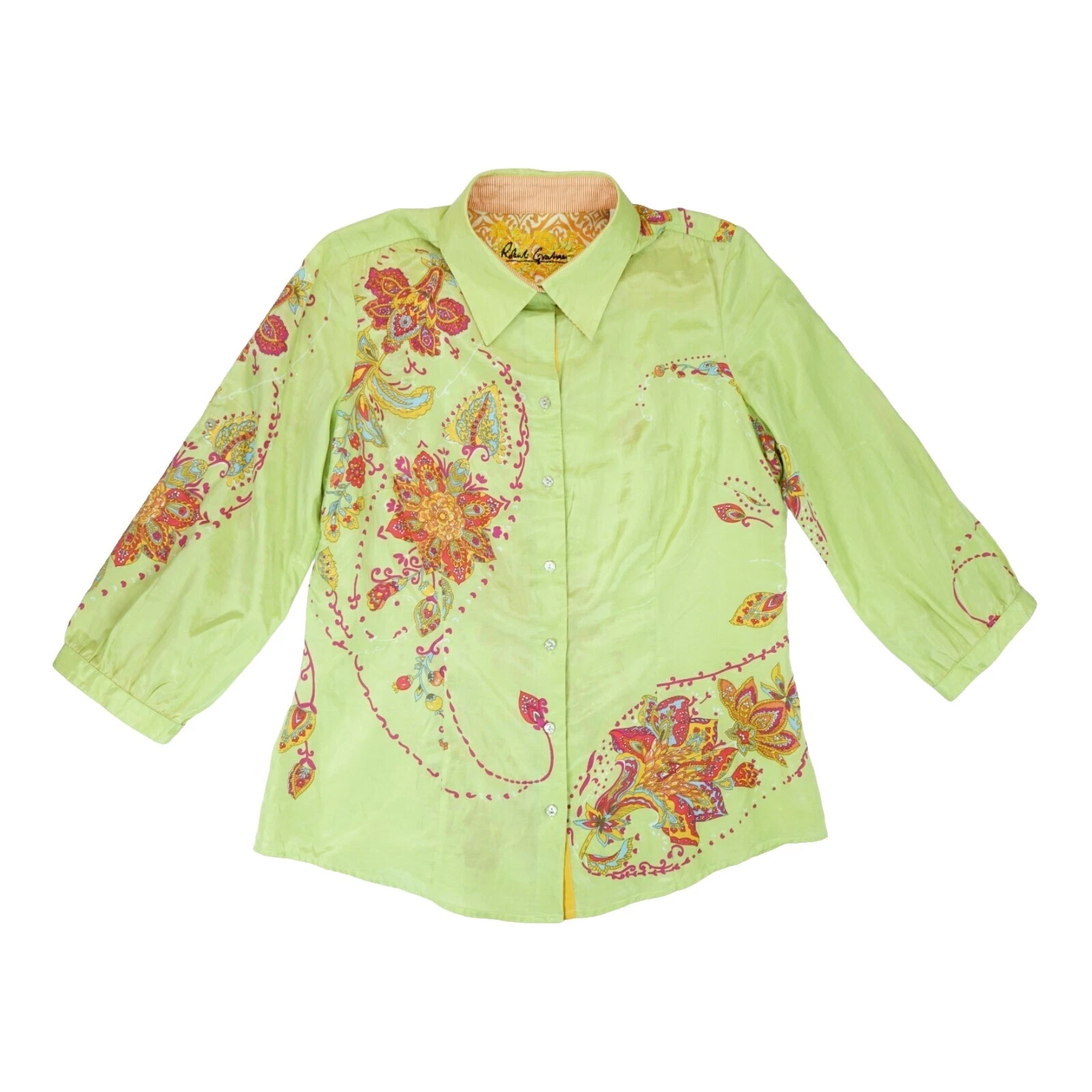 Top de flores de seda Robert Graham Para Mujeres