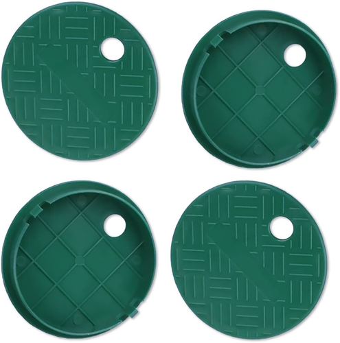 4 Pack Valve Box Cover Lid 6” Round Sprinkler System Irrigation Sprinkler Valv
