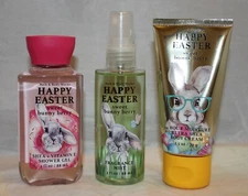 Bath & Body Works Sweet Bunny Berry Travel Body Cream, Shower Gel & Mist