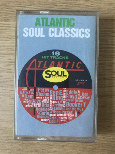 VARIOUS ARTISTS ATLANTIC SOUL CLASSICS 16 Track Audio Cassette Tape ATLANTIC