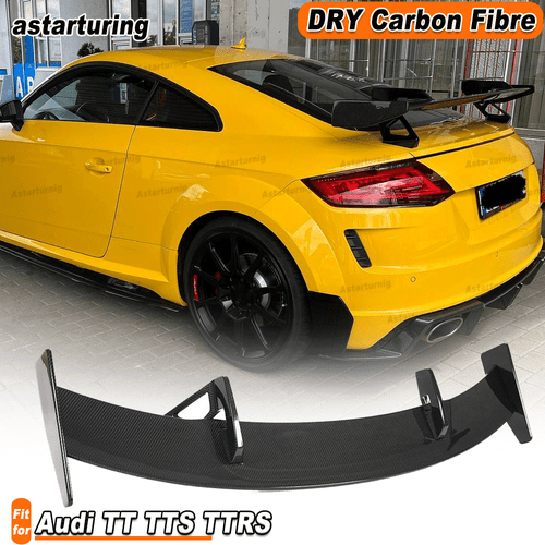 For Audi TT TTS TTRS MK3 8S 2015-2020 DRY Carbon Fiber Rear Trunk Spoiler Wing  - Bild 1 von 12