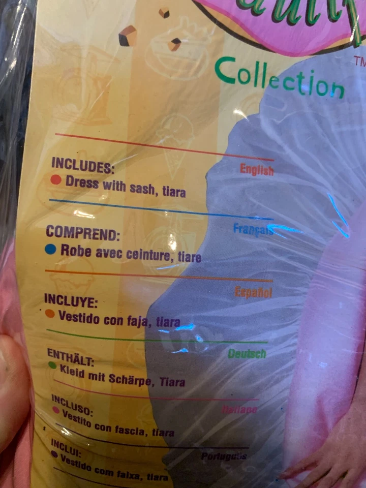 Grande y Hermoso Vestido Rosa Disfraz NUEVO Adulto Hombre Vestido como Mujer NUEVO Rubíes Foto 2 de 3