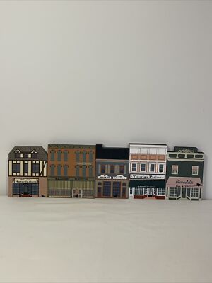 The Cat's Meow Series VIII Lot Of 5 Pieces Dated 1990 Signed Faline