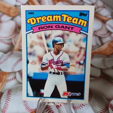 1989 Topps Kmart Dream Team - Ron Gant #2 - Atlanta Braves - NM
