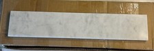 Ariel AL-CW-SIDESPLSH Ariel 21-3/16" tocador de mármol salpicaduras laterales, blanco Carrara