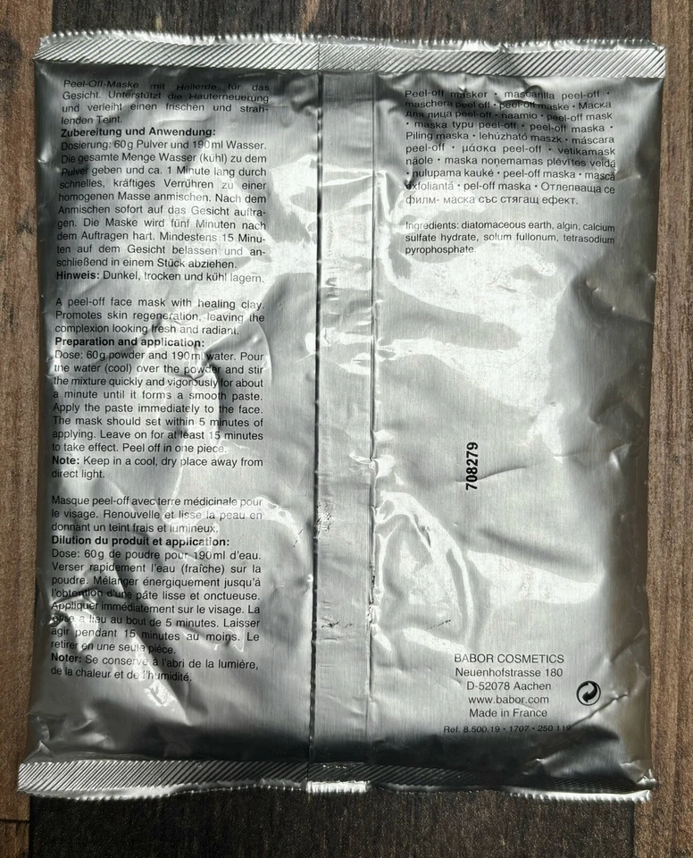 3 X Babor Detoxifying Clay Mask Peel Off 60g - Image 3 of 4