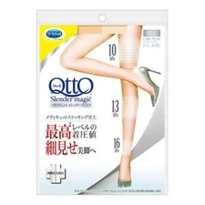 Dr Scholl Medi QttO Slender Magic Compression Stockings Light Beige 2 size Japan