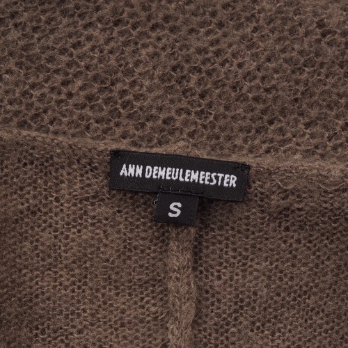 Ann Demeulemeester Damen beige Wollstrickpullover Cape Cardigan Größe S/Small - Bild 5 von 7