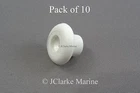 Boat Cover/Canopy Fittings - Nylon lacing mushroom / button for shock cord