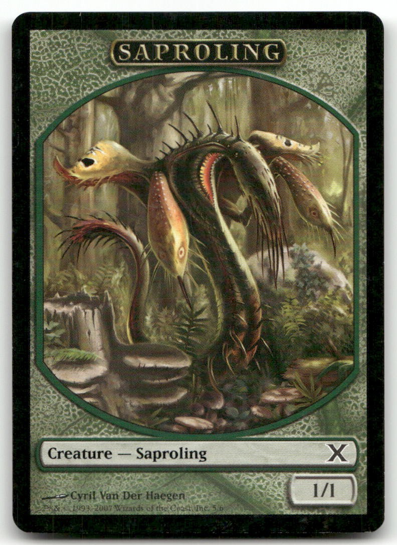 Saproling Token #5 (LP) 10th Edition 10E Magic MTG