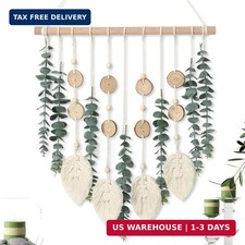 KHOYIME Artificial Eucalyptus Wall Hanging Faux Greenery Decor with Fake Eucalyp