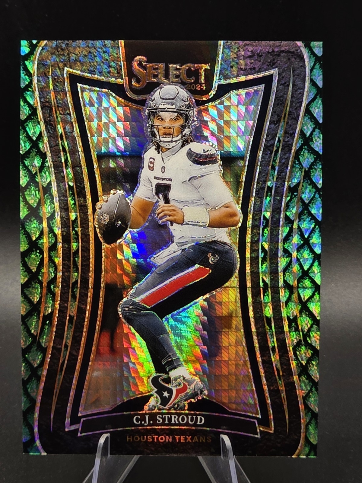 2024 Panini Select - Suite Level C.J. Stroud #394 Dragon Scale Prizm /81