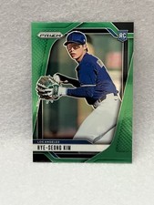 2025 Panini Prizm Kim Hye Seong, Kim Hye Seong #72 Green Ice Prizm (RC)