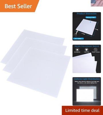 Versatile 11.8in Light Diffuser Board - Ideal for Ceiling, Track & Spotlights
