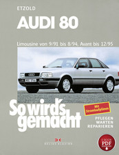 Ebook Audi 80 / Avant / Quattro / Cabrio (91-95) Reparaturanleitung Delius