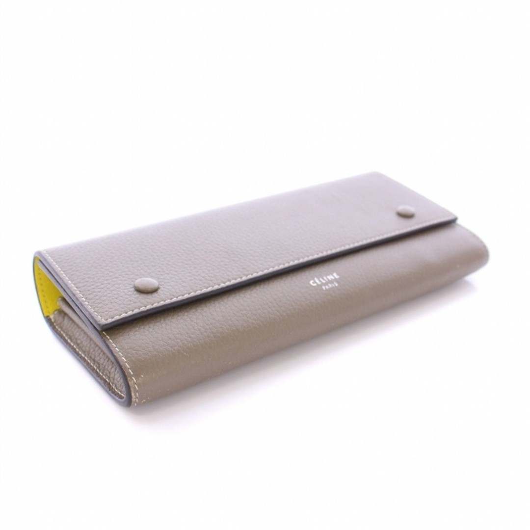 Celine Large Flap Multifunction Leather Long Wall… - image 6