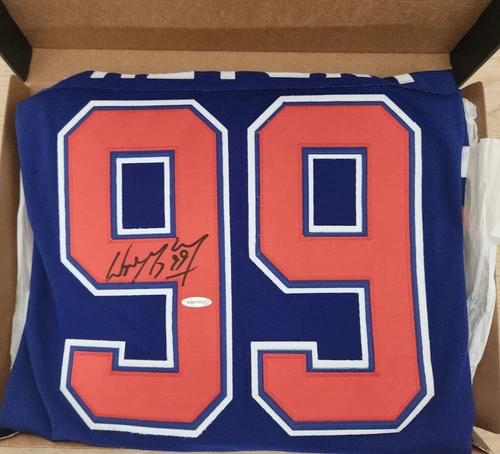 Wayne Gretzky Autographed Edmonton Oilers Hockey Jersey Upper Deck UDA CCM W/Box