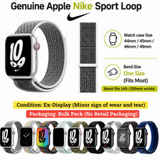 Genuine Apple Nike Sport Loop Band Watch Strap 44mm 45mm 46mm 49mm (Ex-Display)