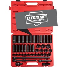 Sunex 2569, 1/2" Drive Master Impact Socket Set, 43Piece, Metric, 9Mm - 30Mm, St