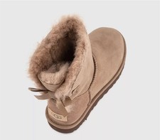 UGG Mini Bailey Bow Boots/ Rocky Oak Color Uk6