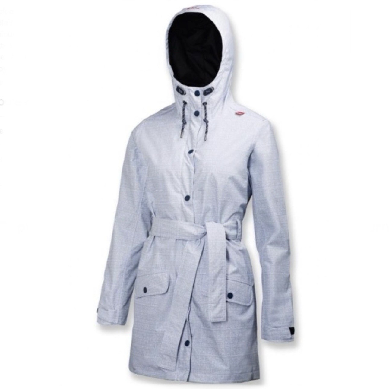 Helly Hansen Lyness Rain Jacket Coat Mid Length XL Waterproof Wind Lined Hooded