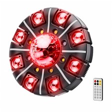 200W RGBW 8-Armed Laser Moving Head Light Beam Stage Lighting DMX Disco W/Remote