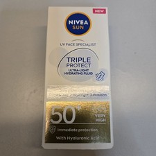Nivea Sun UV Face Specialist Triple Protect Ultra Light  Fluid SPF50+ 40ml SEALE