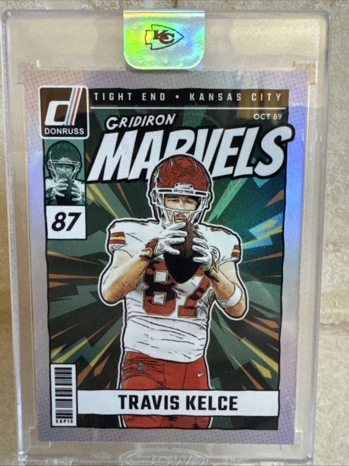 2024 Panini Donruss- Travis Kelce Gridiron Marvels SSP Case Hit Chiefs