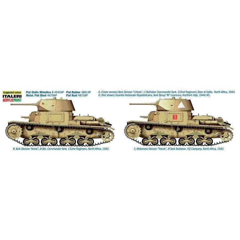 Modello Carro Armato M14/41 L Serie Con Fanteria Italiana |ITALERI|6543| 1 - Immagine 3 di 4