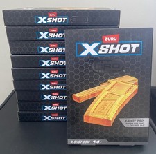 Lot of 10 Boxes Zuru X Shot Pro Series 1 Half Clip  1 Full Clip Foam Blasters
