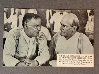 Clarence Darrow & W.J. Bryan, Scopes Trial, Dayton Tennessee 1925