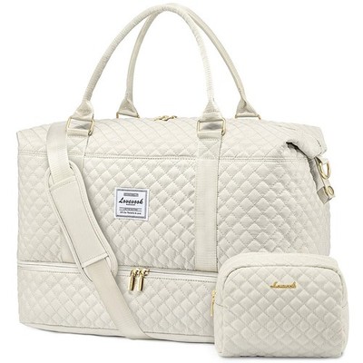 LOVEVOOK Travel Duffle Bag, Weekender Bags for Women with Shoe Compartment, C...