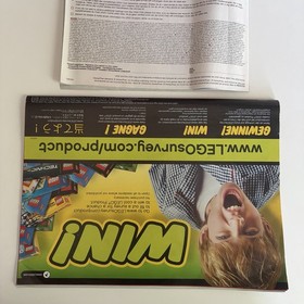 Lego Mack's Team Truck 8486 Disney Cars 100% Complete Set Lightning Mcqueen 2011