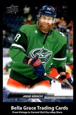 2022-23 Upper Deck Jakub Voracek #302 Columbus Blue Jackets NHL Hockey 