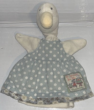 Moulin Roty La Grande Famille Plush Jeanne Goose Hand Puppet RARE HTF