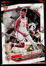 2025 Panini Prizm WNBA #131 Saniya Rivers Ice Prizms Rookie