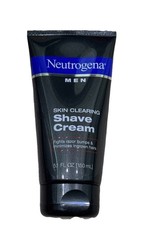 Neutrogena Men's Skin Clearing Shave Cream 51 oz New Fights Razor Burn